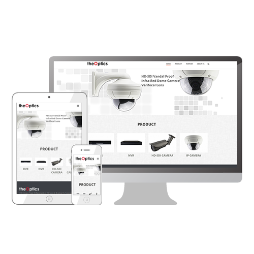 워드프레스 홈페이지 제작 사례 - CCTV, 전자기기 제품 소개 사이트